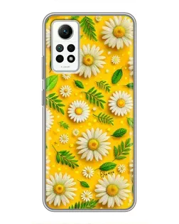 Чехол для Xiaomi Redmi Note 12 Pro (4g) с картинкой «Ромашковое солнце»