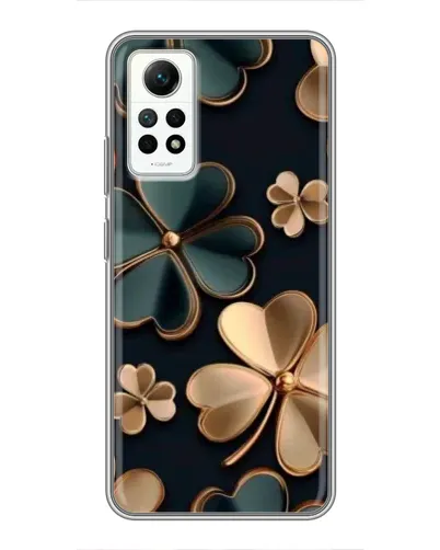 Чехол для Xiaomi Redmi Note 12 Pro (4g) с картинкой «Клевер в золоте»