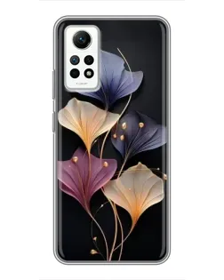 Чехол для Xiaomi Redmi Note 12 Pro (4g) с картинкой «Лиловые цветы грации»