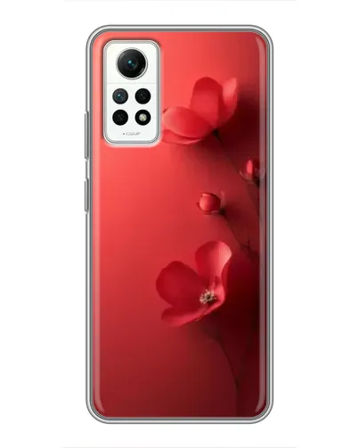 Чехол для Xiaomi Redmi Note 12 Pro (4g) с картинкой «Маковые соцветия»