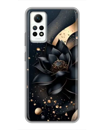 Чехол для Xiaomi Redmi Note 12 Pro (4g) с картинкой «Черный лотос»