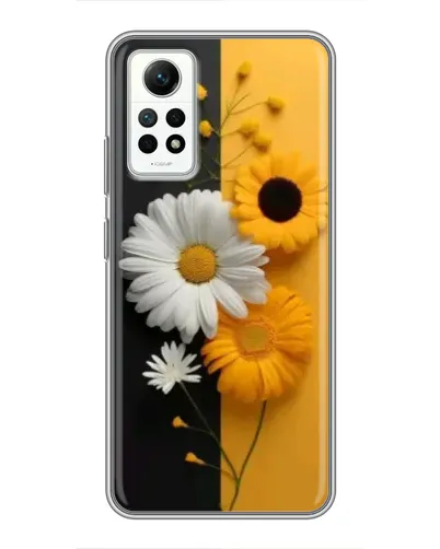 Чехол для Xiaomi Redmi Note 12 Pro (4g) с картинкой «Подсолнух и ромашка»