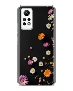 Чехол для Xiaomi Redmi Note 12 Pro (4g) с картинкой «Цветочная композиция»