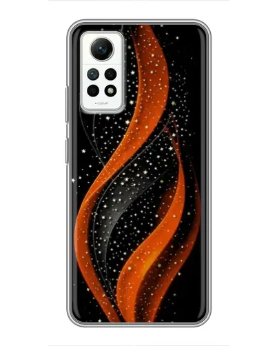 Чехол для Xiaomi Redmi Note 12 Pro (4g) с картинкой «Огненная звездная волна»