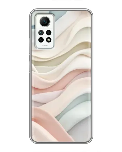 Чехол для Xiaomi Redmi Note 12 Pro (4g) с картинкой «Пастельные нежные волны»