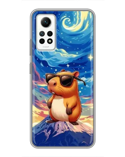 Чехол для Xiaomi Redmi Note 12 Pro (4g) с картинкой «Капибара Ван Гога»