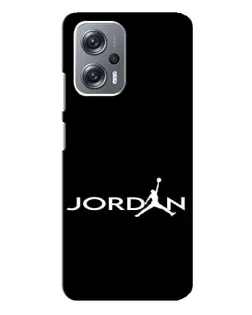 Чехол для Xiaomi Redmi Note 12 Pro Plus с картинкой «Jordan White Logo»