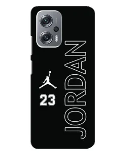 Чехол для Xiaomi Redmi Note 12 Pro Plus с картинкой «Jordan Vertical»