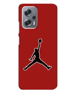 Чехол для Xiaomi Redmi Note 12 Pro Plus с картинкой «Jordan Red Back»