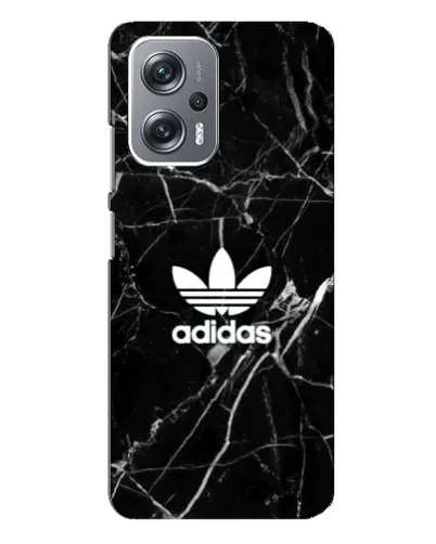 Чехол для Xiaomi Redmi Note 12 Pro Plus с картинкой «Белый мрамор Adidas»