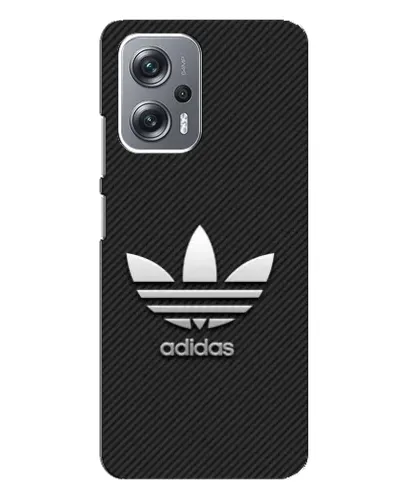 Чехол для Xiaomi Redmi Note 12 Pro Plus с картинкой «Adidas Карбоновая текстура»