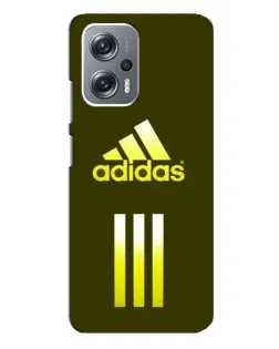 Чехол для Xiaomi Redmi Note 12 Pro Plus с картинкой «Оливковый градиент Adidas»