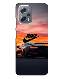 Чехол для Xiaomi Redmi Note 12 Pro Plus с картинкой «Nike и суперкар»