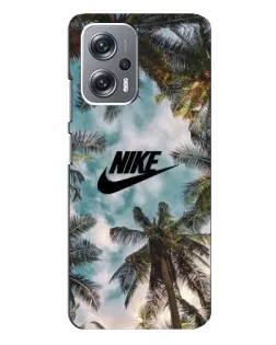Чохол для Xiaomi Redmi Note 12 Pro Plus з картинкою «Тропічний принт Nike»