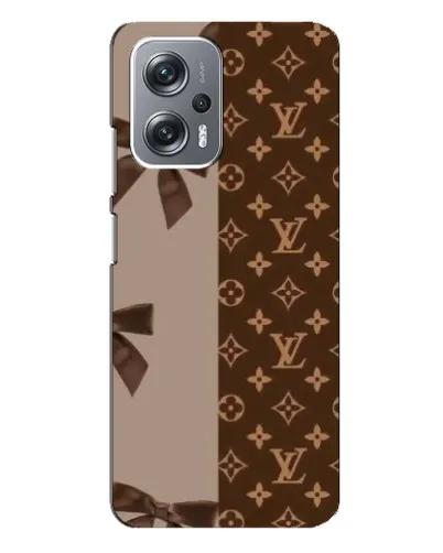 Чехол для Xiaomi Redmi Note 12 Pro Plus с картинкой «Louis Vuitton — банты»