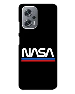 Чехол для Xiaomi Redmi Note 12 Pro Plus с картинкой «NASA — классика Red Blue» Чехол для Xiaomi Redmi Note 12 Pro Plus с картинкой «NASA — классика Red Blue»