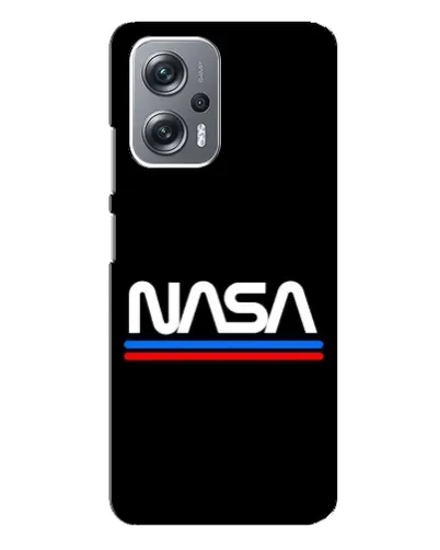 Чехол для Xiaomi Redmi Note 12 Pro Plus с картинкой «NASA — классика Red Blue»