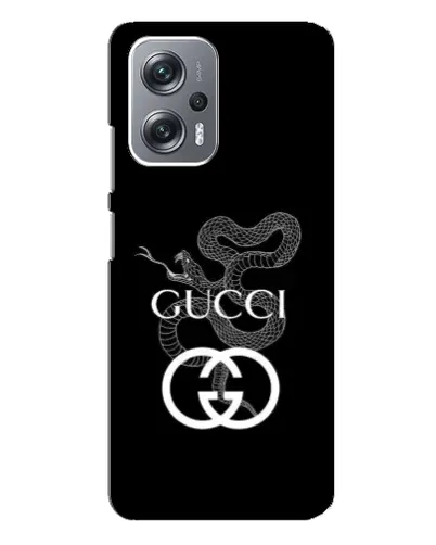 Чехол для Xiaomi Redmi Note 12 Pro Plus с картинкой «Gucci — серебряная змея» Чехол для Xiaomi Redmi Note 12 Pro Plus с картинкой «Gucci — серебряная змея»