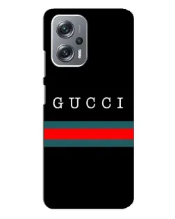 Чехол для Xiaomi Redmi Note 12 Pro Plus с картинкой «Gucci — красный пояс»