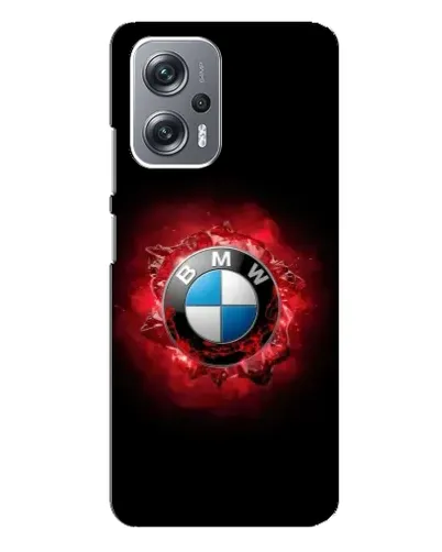 Чехол для Xiaomi Redmi Note 12 Pro Plus с картинкой «Логотип BMW — вспышка»