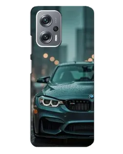 Чехол для Xiaomi Redmi Note 12 Pro Plus с картинкой «BMW в огнях города»