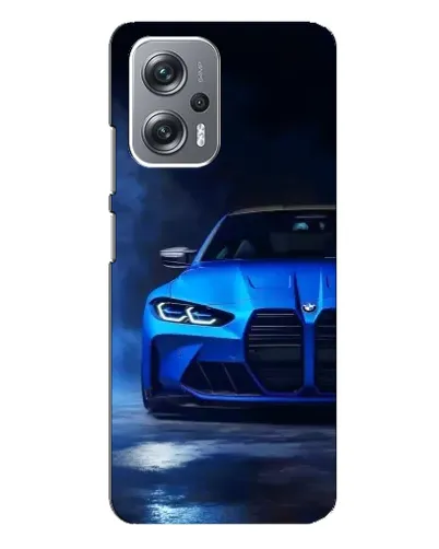 Чехол для Xiaomi Redmi Note 12 Pro Plus с картинкой «Голубая BMW M4»