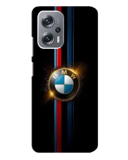 Чехол для Xiaomi Redmi Note 12 Pro Plus с картинкой «BMW M-Power неон»