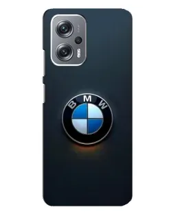 Чехол для Xiaomi Redmi Note 12 Pro Plus с картинкой «Логотип BMW — минимализм»