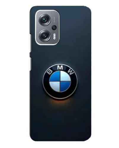 Чехол для Xiaomi Redmi Note 12 Pro Plus с картинкой «Логотип BMW — минимализм»