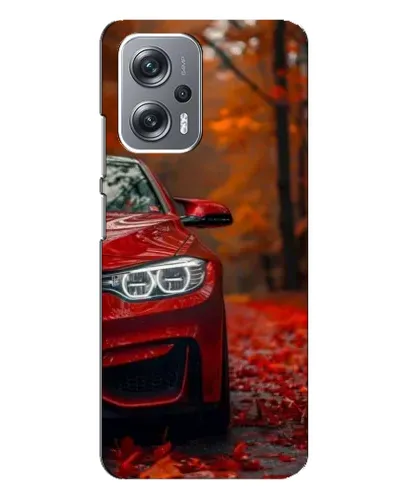 Чехол для Xiaomi Redmi Note 12 Pro Plus с картинкой «Осенняя BMW M4»