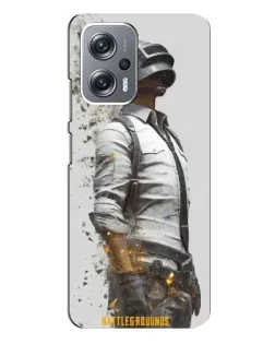 Чехол для Xiaomi Redmi Note 12 Pro Plus с картинкой «PUBG — боец в пыли»