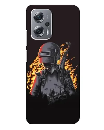 Чехол для Xiaomi Redmi Note 12 Pro Plus с картинкой «PUBG — огненный силуэт» Чехол для Xiaomi Redmi Note 12 Pro Plus с картинкой «PUBG — огненный силуэт»