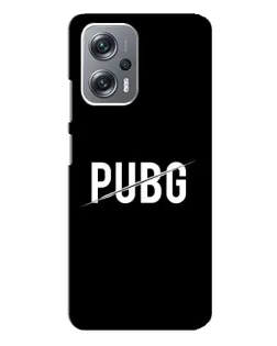Чехол для Xiaomi Redmi Note 12 Pro Plus с картинкой «PUBG — белый логотип»