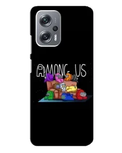 Чохол для Xiaomi Redmi Note 12 Pro Plus з картинкою «Логотип Among Us»