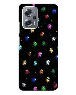 Чохол для Xiaomi Redmi Note 12 Pro Plus з картинкою «Екіпаж Among Us»