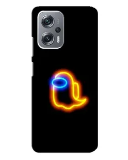 Чохол для Xiaomi Redmi Note 12 Pro Plus з картинкою «Among Us неонове сяйво»
