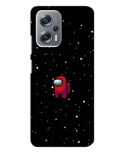 Чехол для Xiaomi Redmi Note 12 Pro Plus с картинкой «Красный Among Us»