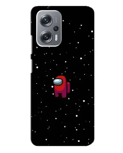 Чехол для Xiaomi Redmi Note 12 Pro Plus с картинкой «Красный Among Us»
