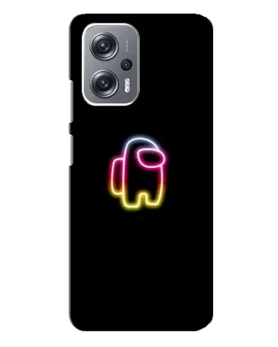 Чехол для Xiaomi Redmi Note 12 Pro Plus с картинкой «Among Us градиент»