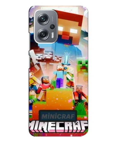 Чехол для Xiaomi Redmi Note 12 Pro Plus с картинкой «Minecraft герои игры» Чехол для Xiaomi Redmi Note 12 Pro Plus с картинкой «Minecraft герои игры»