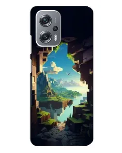 Чехол для Xiaomi Redmi Note 12 Pro Plus с картинкой «Вид из пещеры»