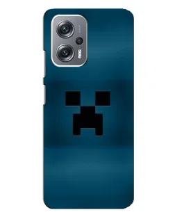 Чехол для Xiaomi Redmi Note 12 Pro Plus с картинкой «Крипер текстура»