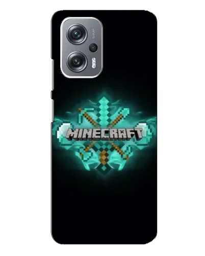 Чехол для Xiaomi Redmi Note 12 Pro Plus с картинкой «Minecraft Diamond лого» Чехол для Xiaomi Redmi Note 12 Pro Plus с картинкой «Minecraft Diamond лого»
