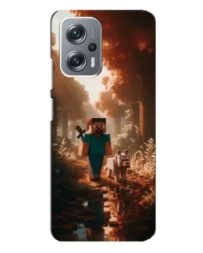 Чехол для Xiaomi Redmi Note 12 Pro Plus с картинкой «Стив в лесу» Чехол для Xiaomi Redmi Note 12 Pro Plus с картинкой «Стив в лесу»