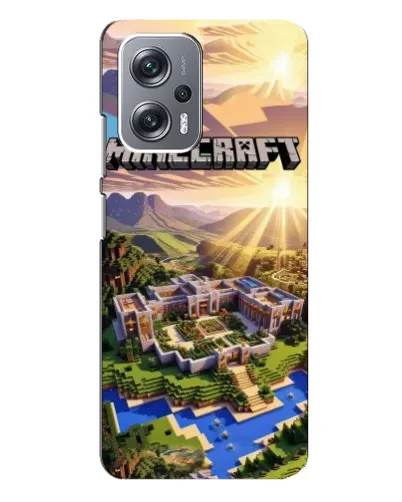 Чехол для Xiaomi Redmi Note 12 Pro Plus с картинкой «Minecraft панорама» Чехол для Xiaomi Redmi Note 12 Pro Plus с картинкой «Minecraft панорама»