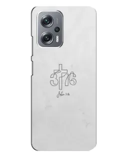 Чехол для Xiaomi Redmi Note 12 Pro Plus с картинкой «Иоанна 3:16 Крест» Чехол для Xiaomi Redmi Note 12 Pro Plus с картинкой «Иоанна 3:16 Крест»