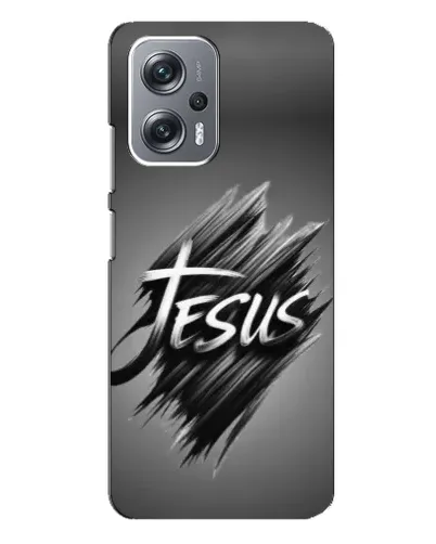 Чехол для Xiaomi Redmi Note 12 Pro Plus с картинкой «Надпись Jesus Graffiti»
