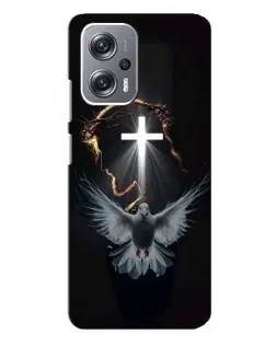 Чехол для Xiaomi Redmi Note 12 Pro Plus с картинкой «Голубь и Свет»