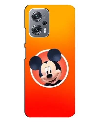 Чехол для Xiaomi Redmi Note 12 Pro Plus с картинкой «Mickey в круге»