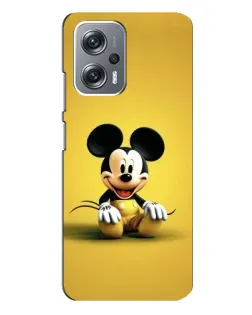 Чехол для Xiaomi Redmi Note 12 Pro Plus с картинкой «Микки на желтом»